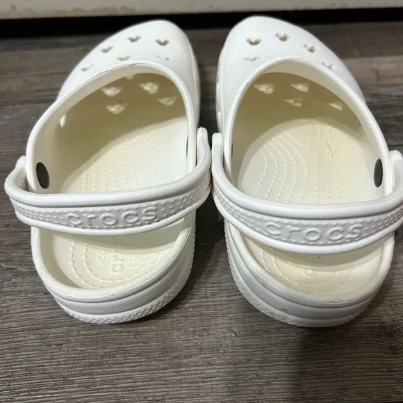 Disney Mickey Mouse CROCS Classic White Clogs - Picture 11 of 11